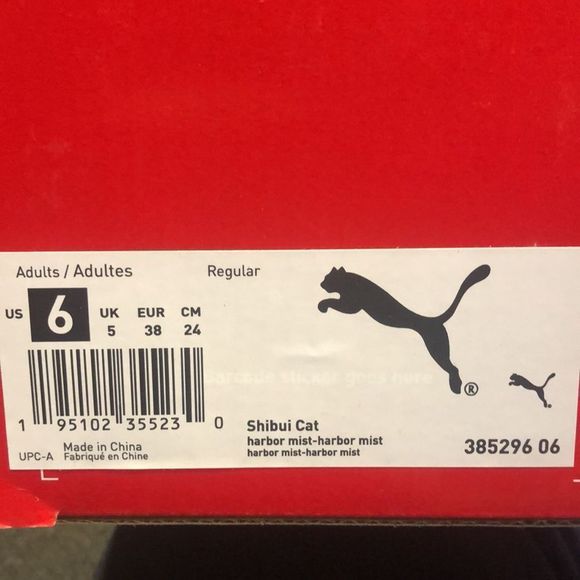 New in box Puma Shibui Cat Slide Sandal mens 6 womans 8 - Picture 8 of 8